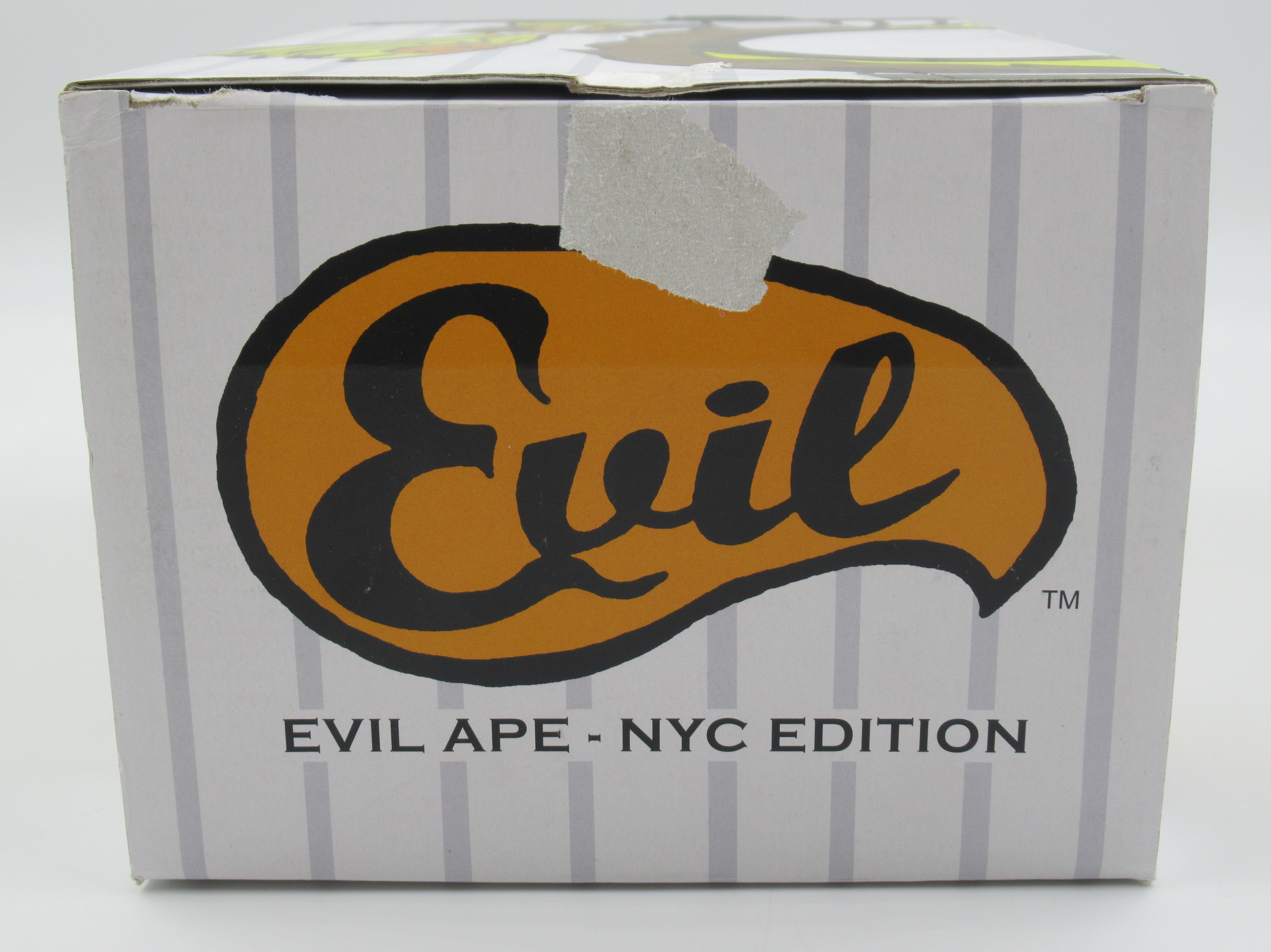 QEE COLLECTION x Evil Ape NYC MCA Baseball 8" Vinyl Bear - Toy2r (2006) Art Toy
